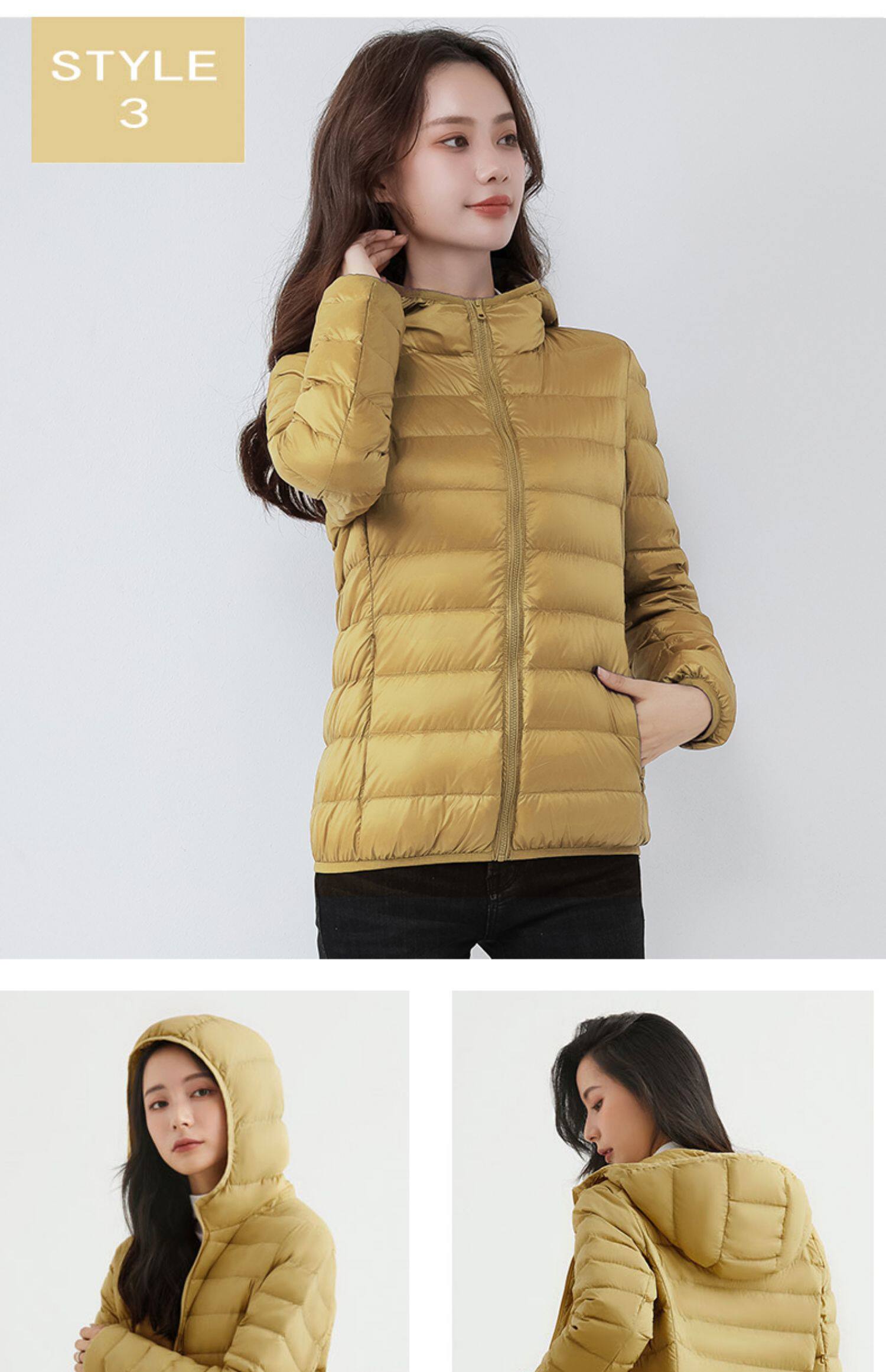 雅鹿轻薄羽绒服女短款2020年新款鸭绒轻便超薄款高端外套品牌k