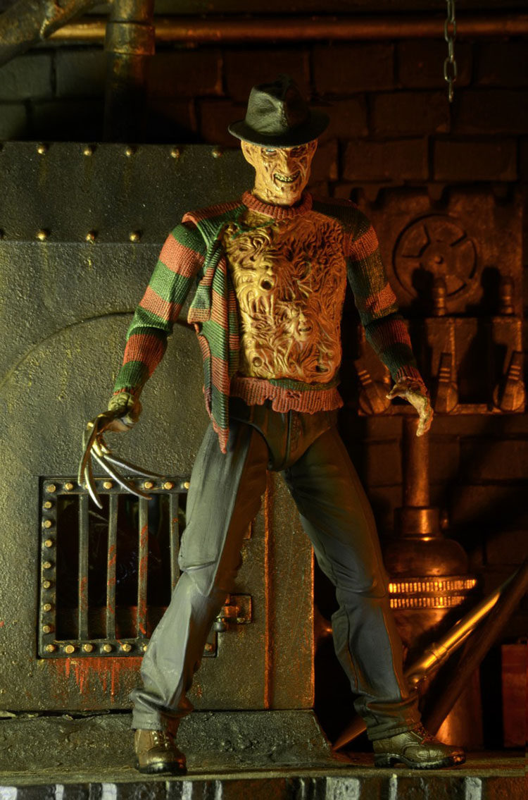 neca 猛鬼街 freddy 战士弗莱迪 第三部 豪华版 7寸人偶模型手办
