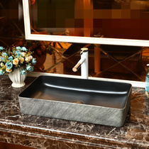 Terrace Basin Home Ceramic Washbasin Face Pool Balcony Terrace Washbasin Toilet Single Basin Retro American Creativity