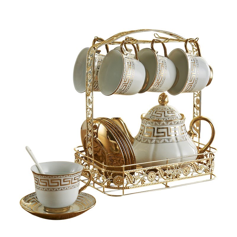 European household creative shelf receive a cup a cup coffee cup beverage holder frame hang dry glass ceramic plate