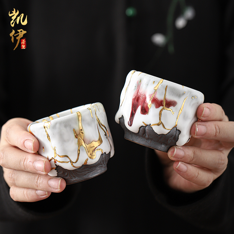 Chi wild jinzhan cup sample tea cup tire iron ash ceramic cups all hand jinzhan master of kung fu tea tea cup