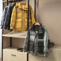 Anti Season Good Goods Mens Designer Series Pockets Splicing Waterproof Outdoor Tooling Tide 80 Duck Down Duvet Clothing