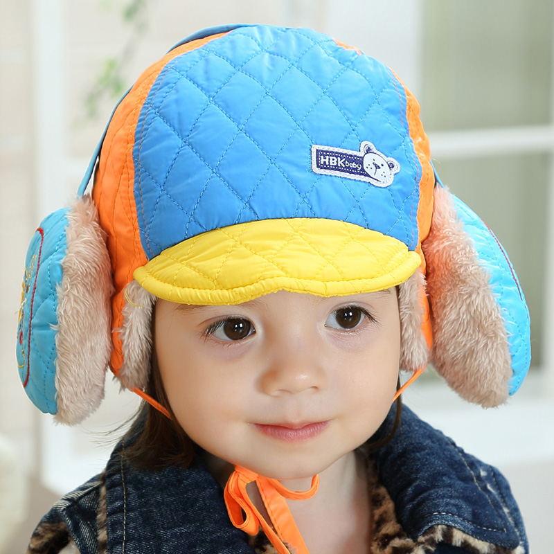 婴儿帽子6-12个月秋冬季男女宝宝帽1-2-3岁儿童帽冬天加绒保暖帽产品展示图3