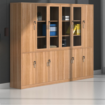 File cabinet Wood file cabinet Glass bookcase Office combination cabinet Lock staff file room cabinet Office furniture