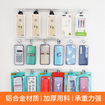 Wall display rack Wall-mounted shelf Mobile phone accessories display rack Snacks socks gloves socks small commodity hanger