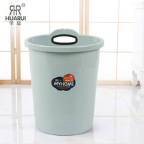 Huarui thickened garbage bucket Waste bucket No lid paper lou bucket Kitchen bathroom large storage bucket