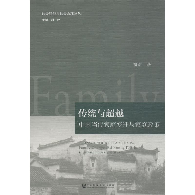 傳統與超越 中國當代家庭變遷與家庭政策 胡湛 著 無 編 無 譯 婚