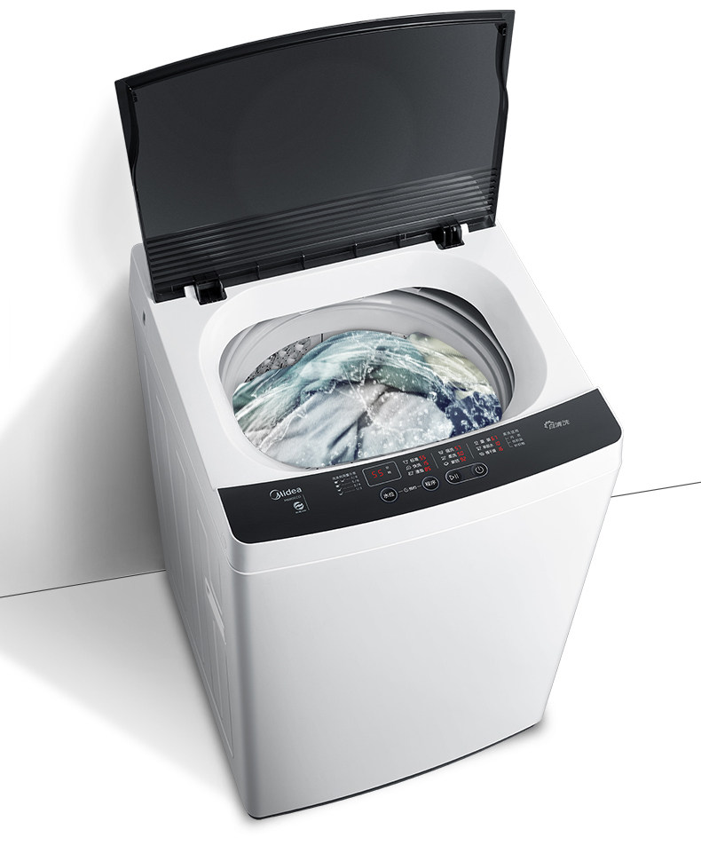 midea/美的洗衣机8公斤kg智能全自动家用大容量波轮洗衣机家电_大神的
