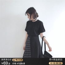 Korean fashion professional temperament autumn 2021 new small man high Hepburn style two dress children