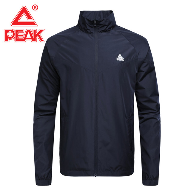 Peak Sports Jacket Men's Spring and Autumn Men's Quick-Drying Casual Men's Windproof Jacket Thin Woven Jacket