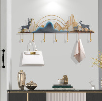 Creative clothes hook behind the door modern personality clothes hook wall hanging entrance door fashion metal iron hook decoration