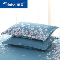 A pair of cotton pillowcases 100% cotton thickened envelope-style wide-brim twill pillow skin single two