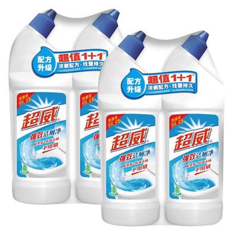 【超威】强效洁厕净500g*2瓶