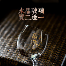 Kung Fu teacup Master Cup small cup hat Japanese teacup tea cup tea bowl glass single glazed cup tea cup