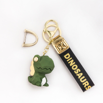 Nordic style cartoon dinosaur keychain pendant creative personality car chain net red couple a pair of simple pendant