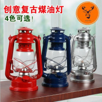 Cypress painting art art still life kerosene lamp decoration Retro kerosene lamp Bar kerosene lamp