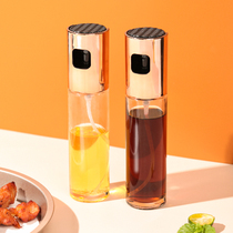 Corn peanut edible oil olive oil glass controlled oil pot fat-reducing atomization spray bottle press type barbecue oil spray bottle