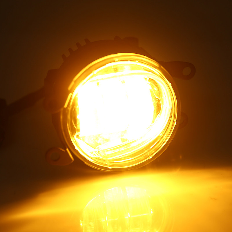 【搏仕狼06-16款丰田普瑞维亚led黄光雾灯日行灯日间行车灯改装超亮