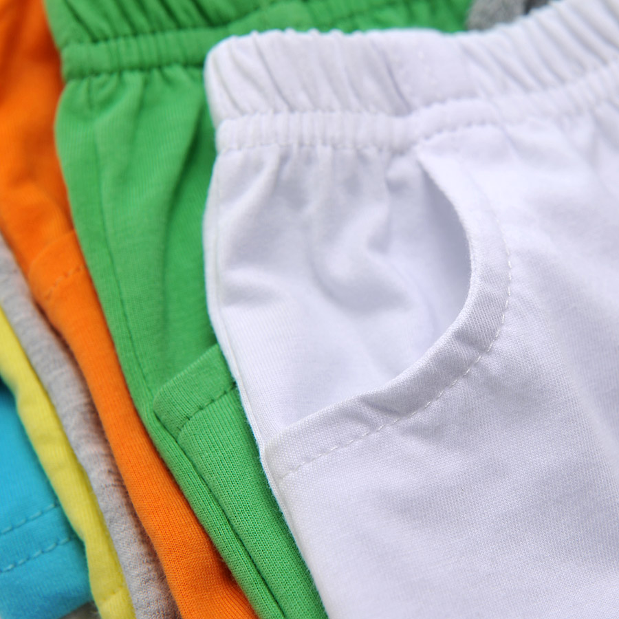 儿童短裤夏装 男童女童婴儿宝宝糖果色夏季纯棉沙滩运动休闲裤子产品展示图2