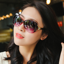Polarized 2021 new sun glasses round face sunglasses female summer sea border ultraviolet strong light Street shooting advanced eye