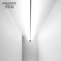 Skyline led linear light rail light Living room No main lamp Lighting without ceiling Spotlight Sky Flowers Net Red Steel Band Light