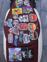 STRONG Wang Jianqiang Strong × Skillo original waterproof motorcycle sticker helmet sticker