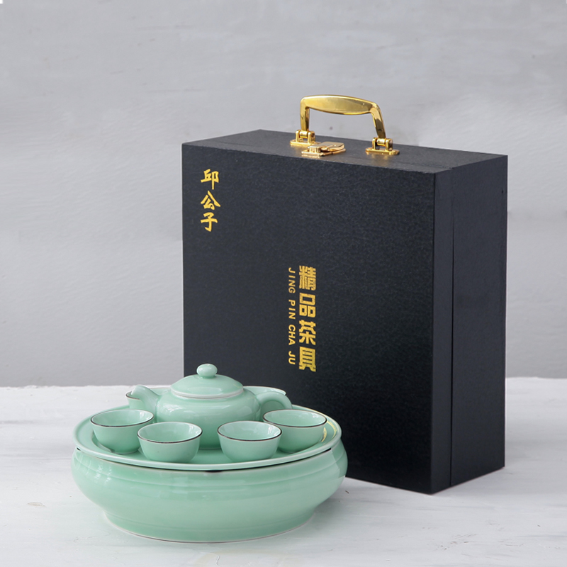 Household, is suing travel tourism ceramic kung fu tea cup suit portable car large gifts gift boxes