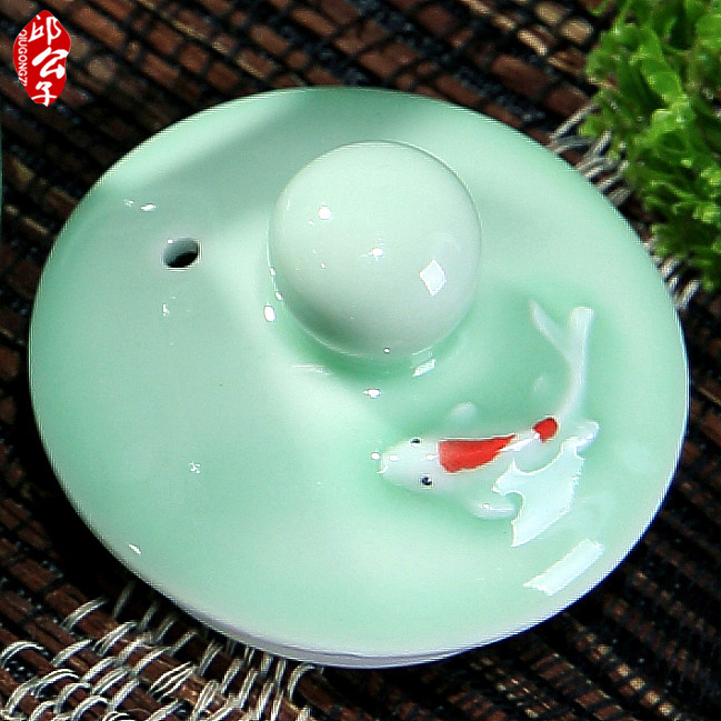 Kongfu tea set longquan celadon ceramic hand - made little teapot tea tea porcelain single pot small tea ware