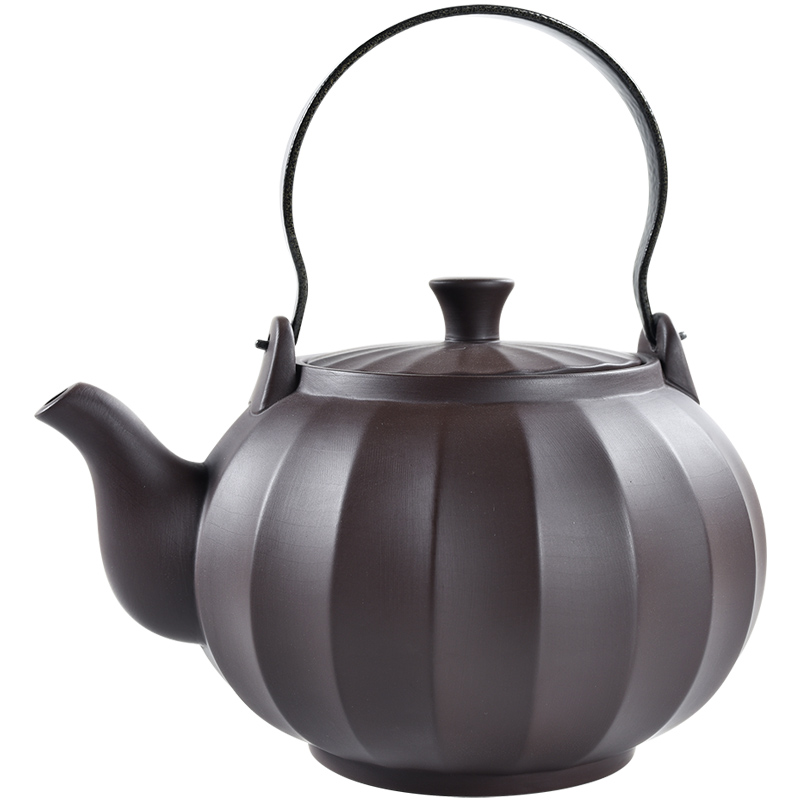 Having purple sand pot of girder kung fu tea sets suit household ceramic cups accessories Japanese big teapot single pot