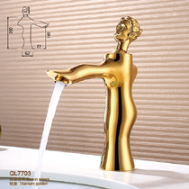 Washbasin Hot and cold water faucet Household bathroom bathroom three-hole washbasin basin basin basin faucet All copper