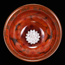 Jiazhan Kiln Li Jiazhan Kiln becomes Tianmu Jianzhan Silver inlaid Teacup Master Cup Nanhong Yao becomes Admiralty Cup