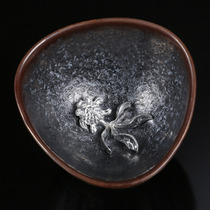 A lamp kiln Lee a stack jian zhan eye cup qian yin Cup pin ming bei ceramic cups Kung Fu Masters Cup 60 ml