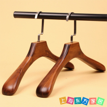 Adult Women Clothing Clothing Clothes Hangers Retro color wide shoulder No marks Grand clothes rack brace Anti-slip clothes hang Home Custom