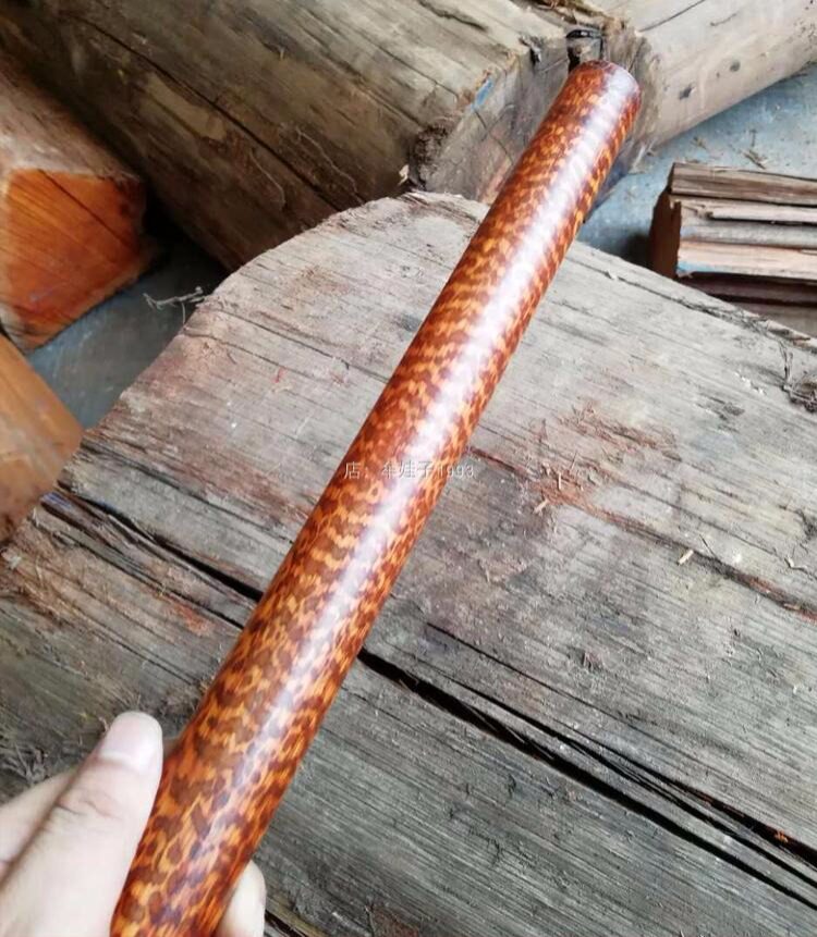 蛇纹木圆棒 蛇桑木棍 满纹木料原木 蛇纹木筷子 蛇纹木手串料