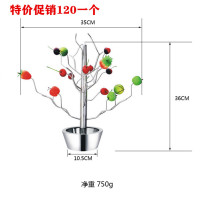 Bar KTV special fruit rack multi-layer stainless steel fruit plate tree-shaped fruit fork creative snack rack dessert ornaments