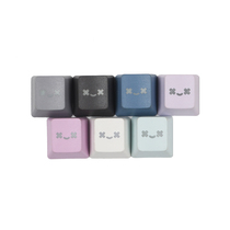 PBT Personality Translucent Key Cap F Section esc R4 Height Smile Translucent Key Cap Mechanical Keyboard