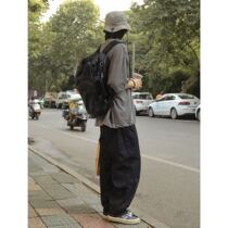 Nobodyknows American vintage base Joker line micro cone cut loose mens jeans trousers