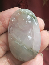 One Jade Buddha natural Nanyang Dushan Jade Laughing Buddha pendant jade pendant F26