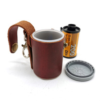 135 plastic roll leather case real cowhide Kodak film carrying special pure mobile phone DIY gift to friends