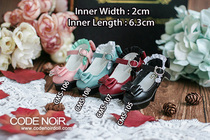(CODENOIR) Spot 4 sub-va MSD BJD OB50 doll shoes-lace collar high root shoes