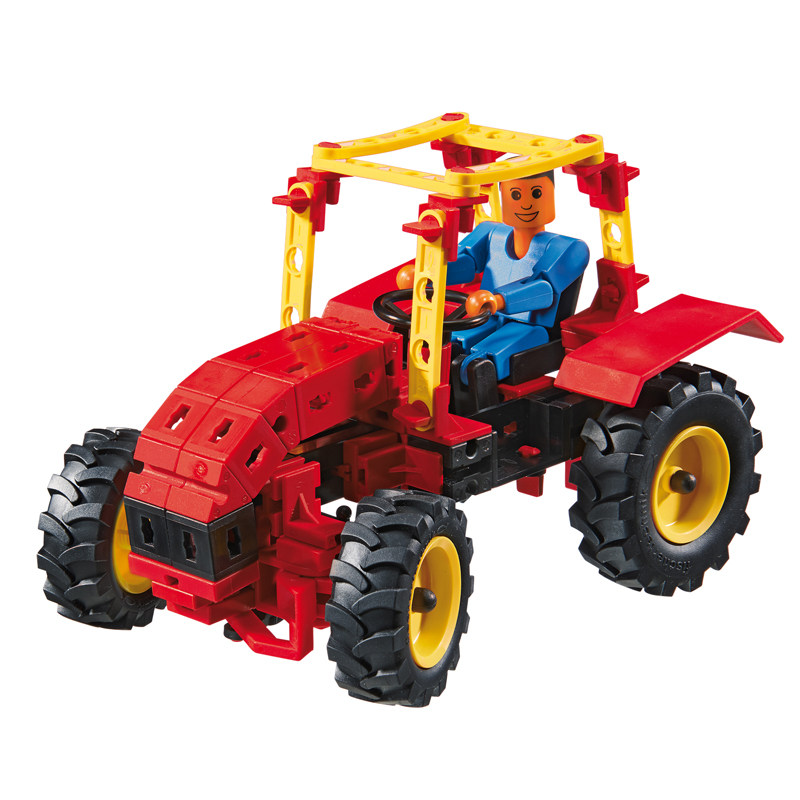 慧鱼拼装积木玩具德国原装进口现货顺丰包邮拖拉机组合520397_爱酷商