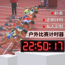 Ganxin outdoor waterproof double-sided countdown marathon special training professional code meter Press Display
