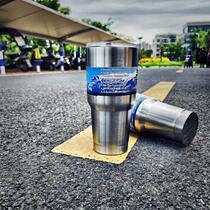 900ml large-capacity ice cup in the car to drink water well equipped summer cold water cup thickened material 304 stainless steel