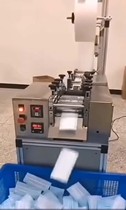 New high-speed semi-automatic mask machine production and processing retail customized flat mask microcontroller N95 ordinary