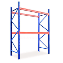 Heavy storage shelf super thick thick large steel frame adjustable disassembly and assembly combination metal storage frame beam iron frame