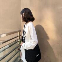 LKSTORE WASSUP2020 street canvas skew single shoulder bag cramp with casual satchel men and women with the same tide