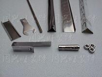 Full set of stainless steel accessories home decoration package increased thickened triangular keel main keel full set of stainless steel accessories