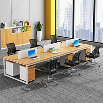 Modern Minimalist Office Furniture Employee Computer Desk Chair Combined Screen Staff Desk Work Position