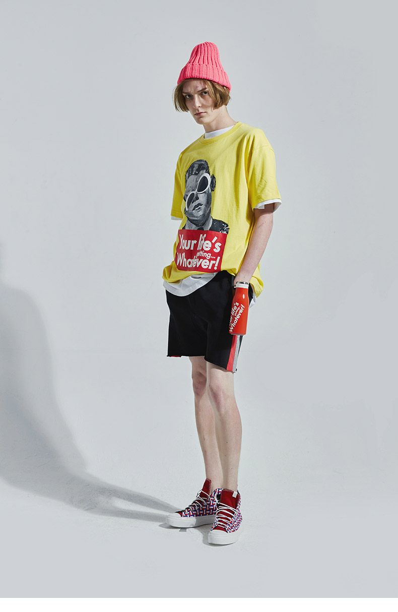 npc潮牌 mlgb whatever 胸前眼镜b