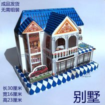 New Villa finished foreign-style paper House Ching Ming Festival sacrificial supplies tomb grave worship ancestor tomb tomb five seven burning paper